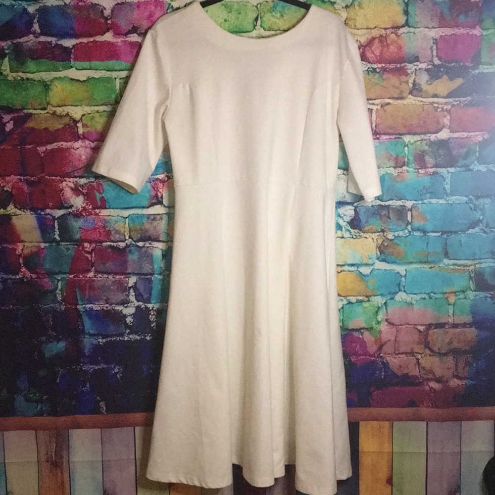 Pretty off white dress